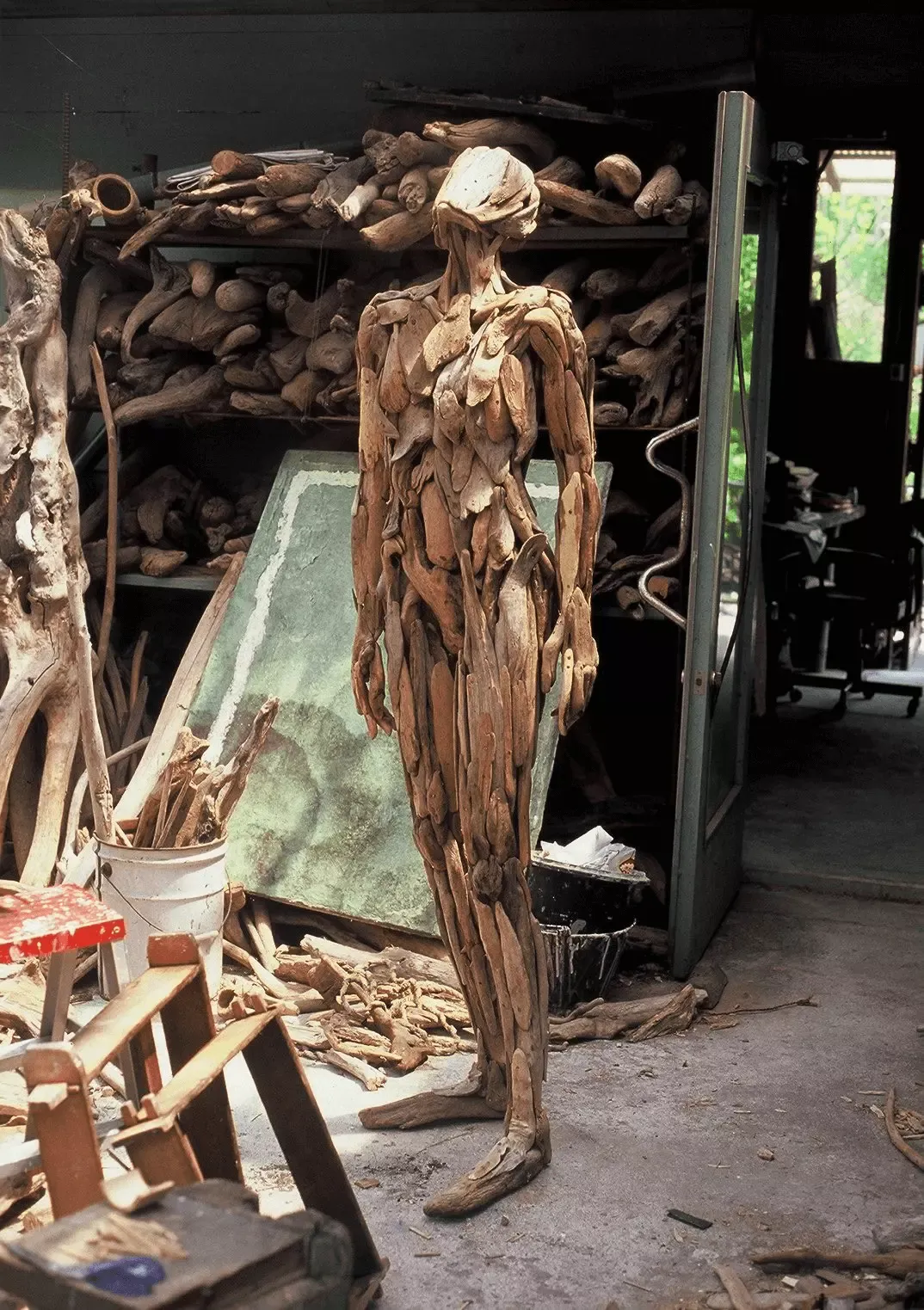 The haunted driftwood sculptures