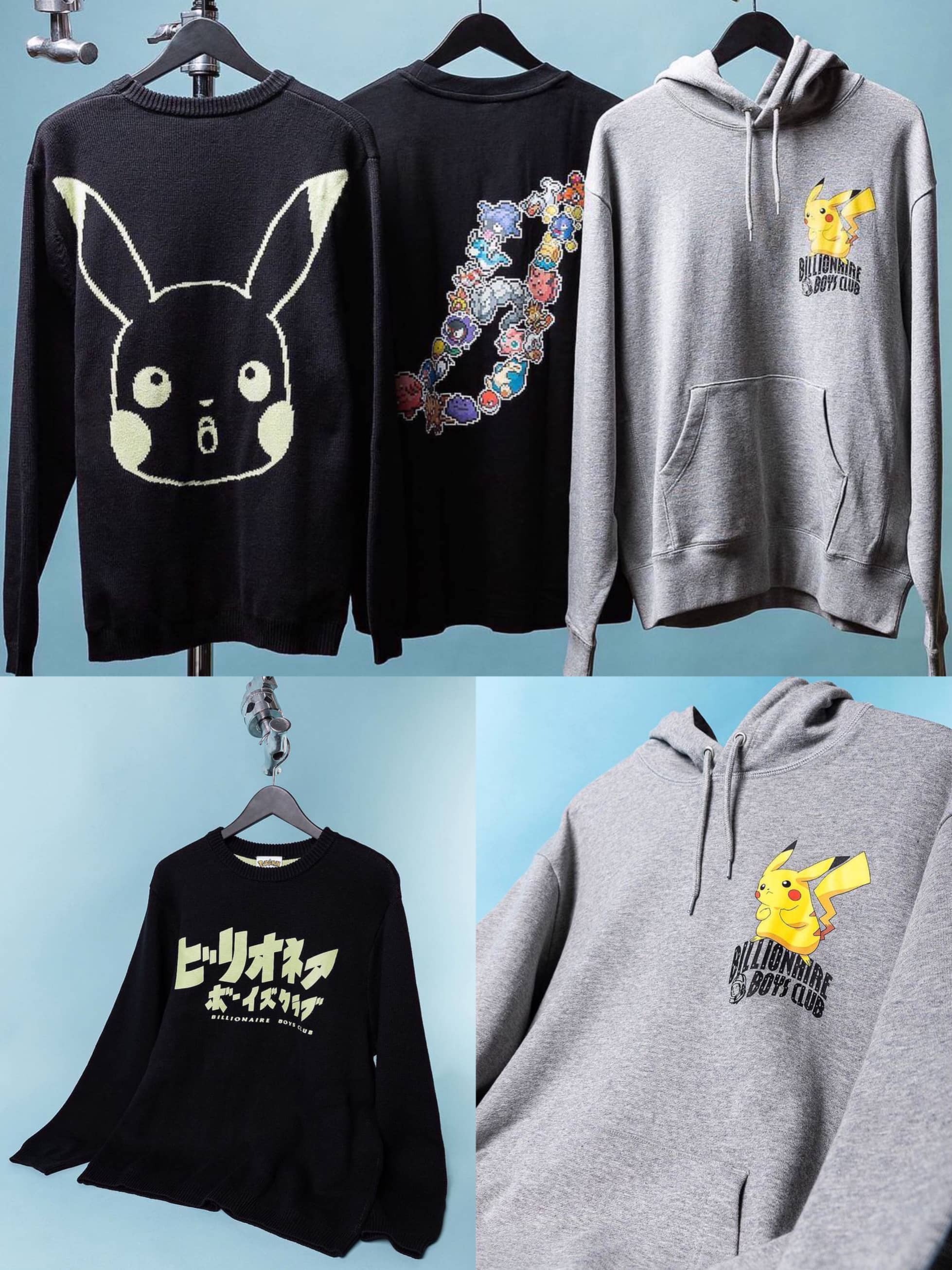 Billionaire Boys Club released a capsule collection with Pokémon.