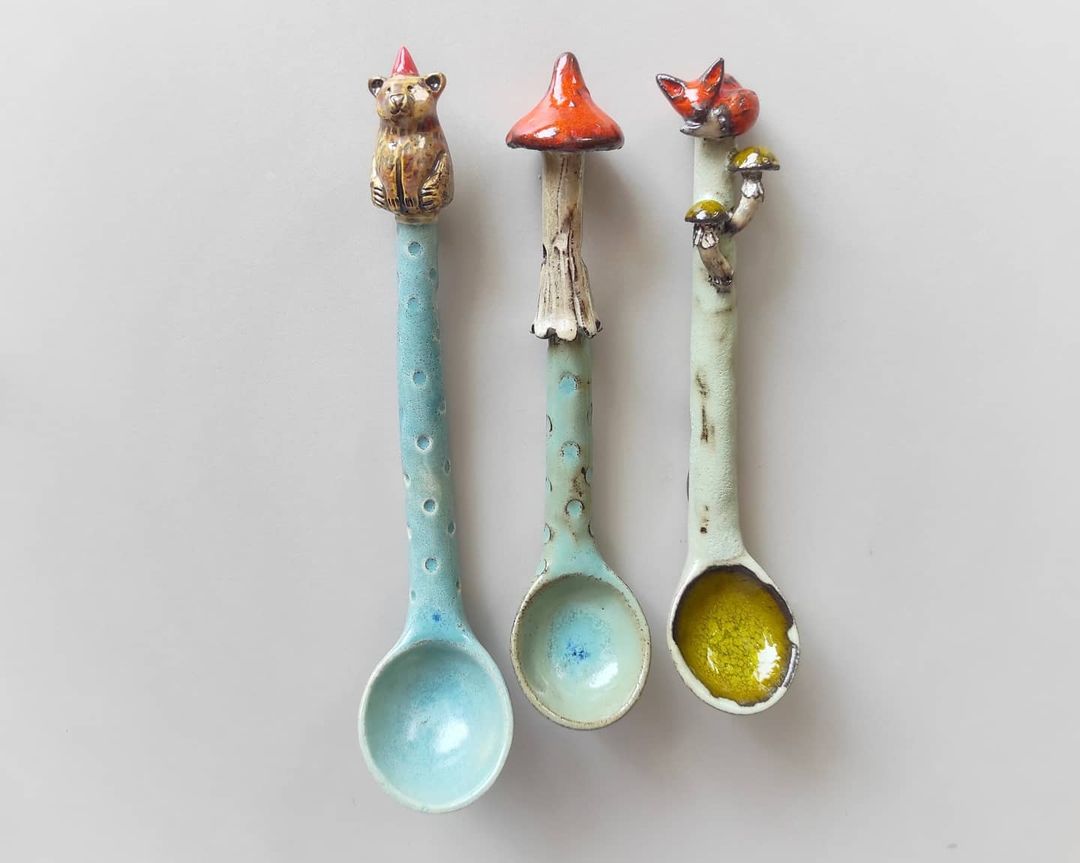 Ceramic Spoon + Magnetic Hook