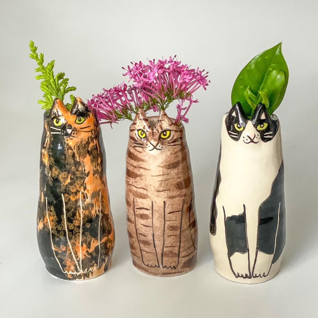 Cat ceramics for cat lovers!