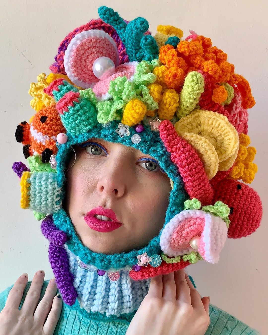 These colourful crochet garments will boost your serotonin!