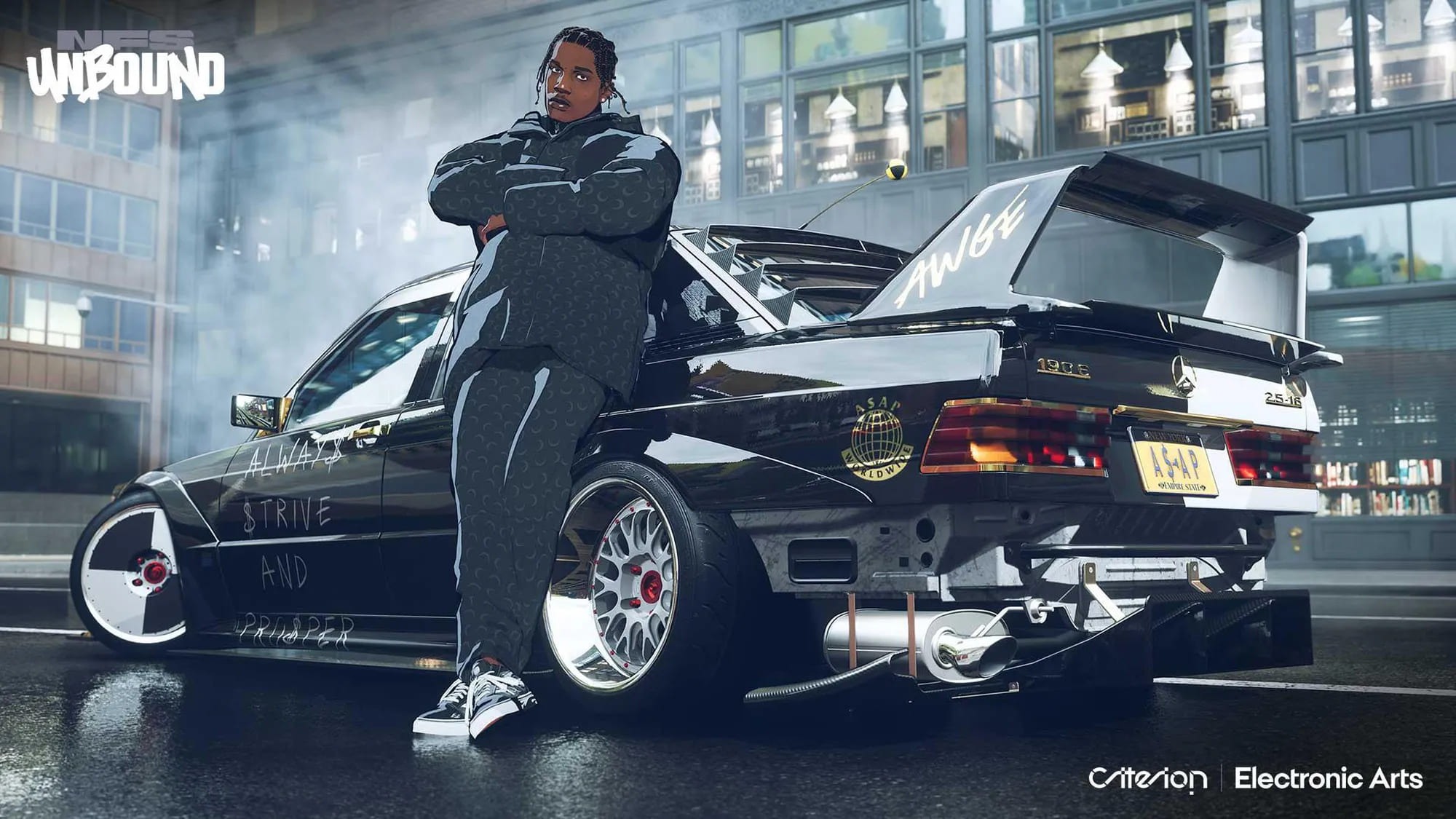A$AP Rocky became a new character in Need For Speed Unbound.